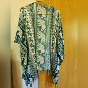 Bohemian elephant kimono